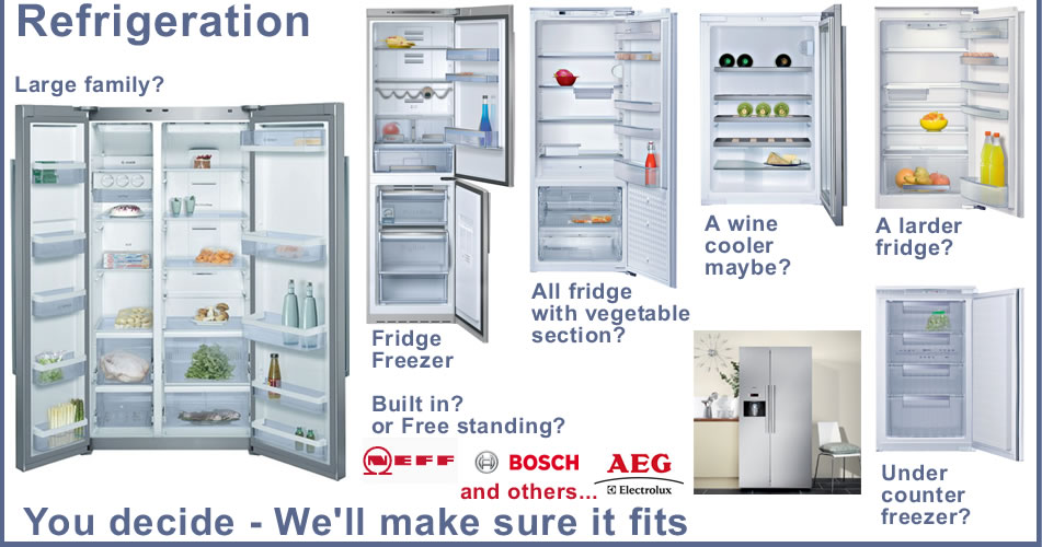Whatever you are looking for in Refrigeration you will find at Piermont Kitchens - see some working examples in our showroom